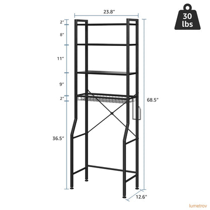 68IN Freestanding Bathroom Storage Rack