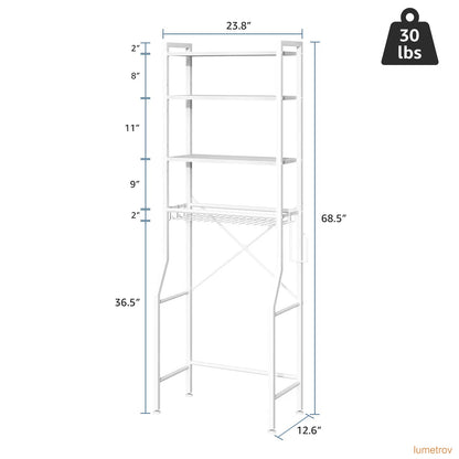 68IN Freestanding Bathroom Storage Rack